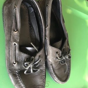black sperrys